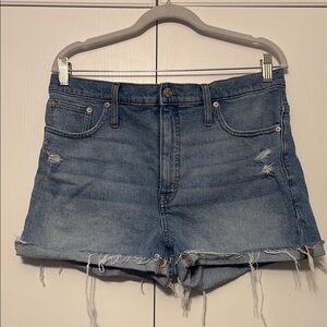Madewell High Rise Denim Short Size 30